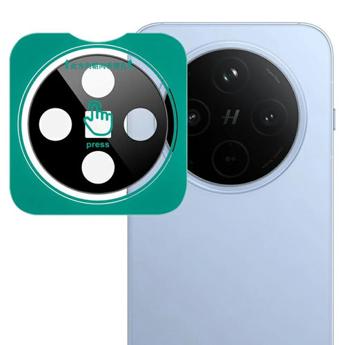 IMAK For Oppo Find X8 5G Tempered Glass Camera Lens Protector with Self-Positioning Frame (Black Version) - 1