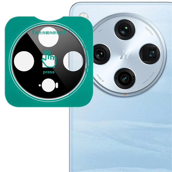 IMAK For Oppo Find X8 Pro 5G Tempered Glass Camera Lens Protector with Self-Positioning Frame (Black Version) - 1