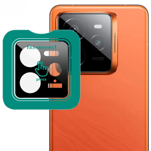 IMAK For Realme GT 7 Pro 5G Tempered Glass Camera Lens Protector with Self-Positioning Frame (Black Version) - 1