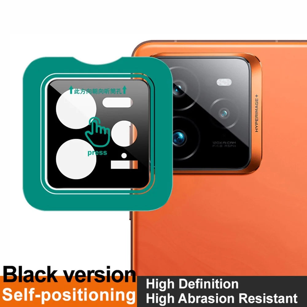 IMAK For Realme GT 7 Pro 5G Tempered Glass Camera Lens Protector with Self-Positioning Frame (Black Version) - 3