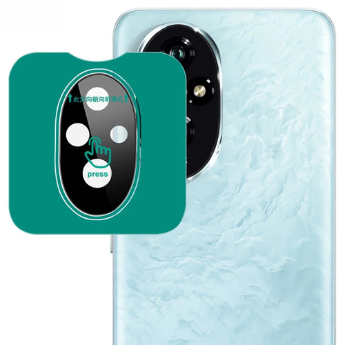 IMAK For Honor 200 5G Tempered Glass Camera Lens Protector with Self-Positioning Frame (Black Version) - 1