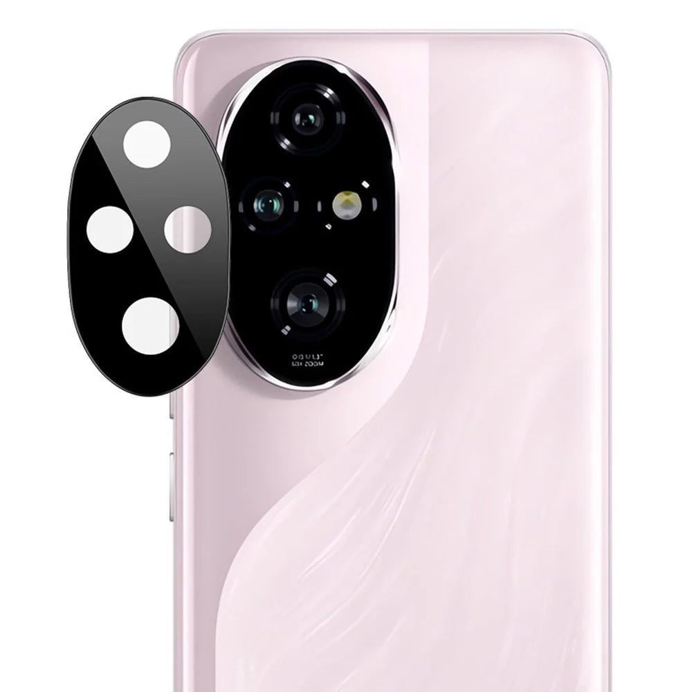 IMAK For Honor 200 Pro 5G Tempered Glass Camera Lens Protector with Self-Positioning Frame (Black Version) - 6