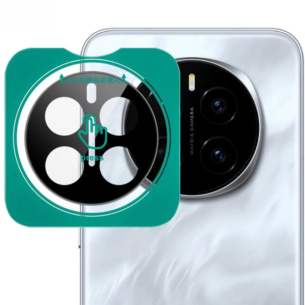 IMAK For Honor Magic7 5G Tempered Glass Camera Lens Protector with Self-Positioning Frame (Black Version) - 1