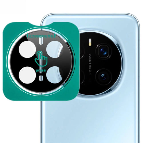 IMAK For Honor Magic7 Pro 5G Tempered Glass Camera Lens Protector with Self-Positioning Frame (Black Version) - 1