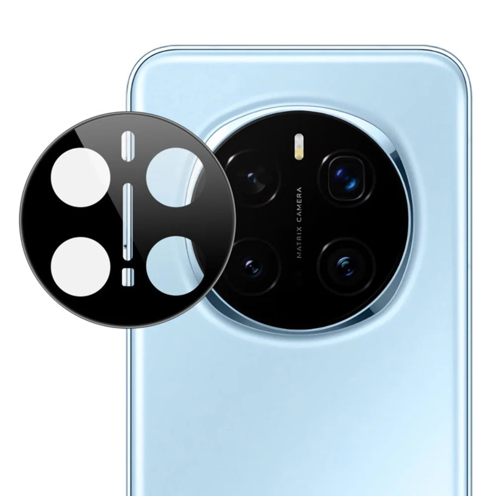 IMAK For Honor Magic7 Pro 5G Tempered Glass Camera Lens Protector with Self-Positioning Frame (Black Version) - 6