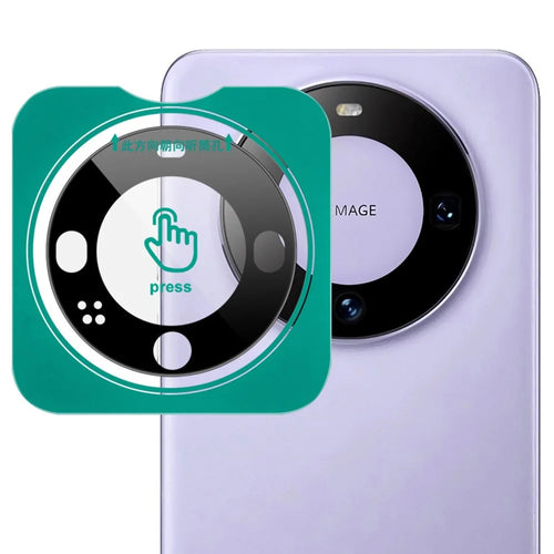 IMAK For Huawei Mate 60 Tempered Glass Camera Lens Protector with Self-Positioning Frame (Black Version) - 1