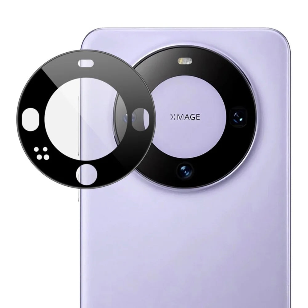 IMAK For Huawei Mate 60 Tempered Glass Camera Lens Protector with Self-Positioning Frame (Black Version) - 6