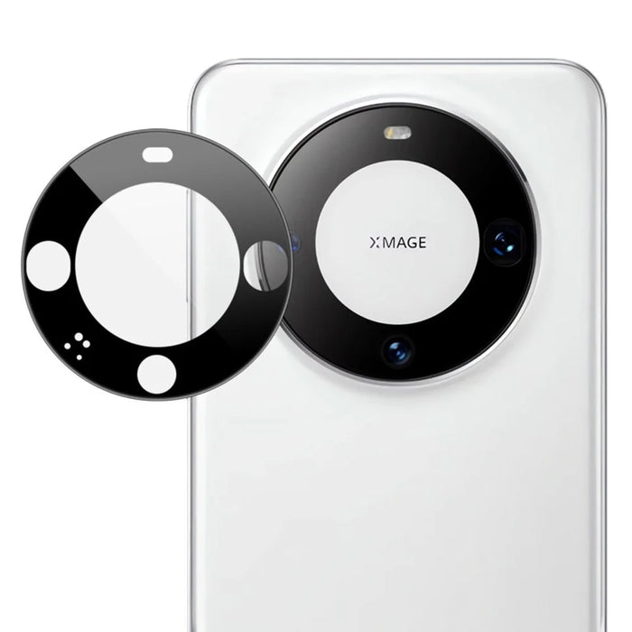 IMAK For Huawei Mate 60 Pro / Mate 60 Pro+ Tempered Glass Camera Lens Protector with Self-Positioning Frame (Black Version) - 6