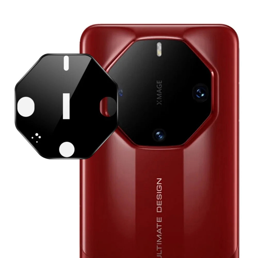 IMAK For Huawei Mate 60 RS Ultimate Tempered Glass Camera Lens Protector with Self-Positioning Frame (Black Version) - 6