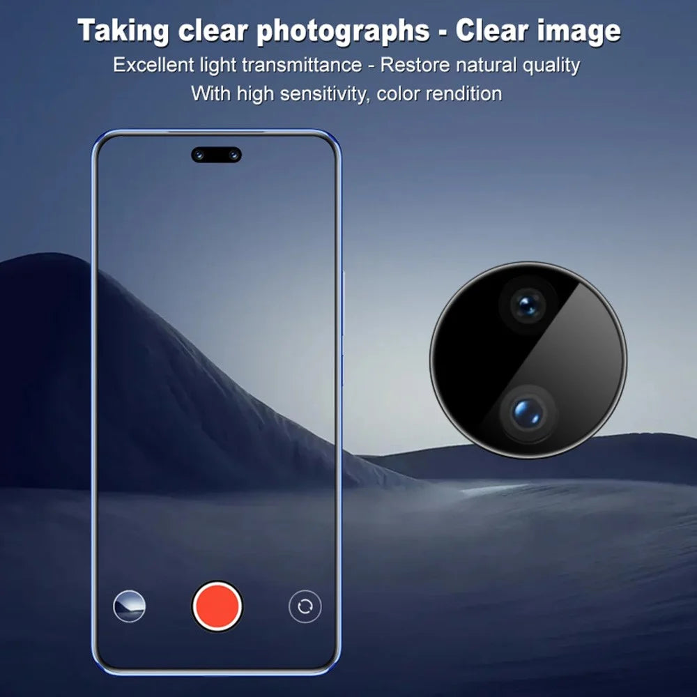 IMAK For Huawei nova 13 5G / nova 12 5G Tempered Glass Camera Lens Protector with Self-Positioning Frame (Black Version) - 4