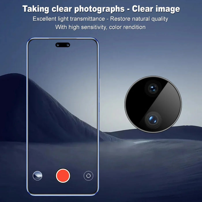 IMAK For Huawei nova 13 5G / nova 12 5G Tempered Glass Camera Lens Protector with Self-Positioning Frame (Black Version) - 4