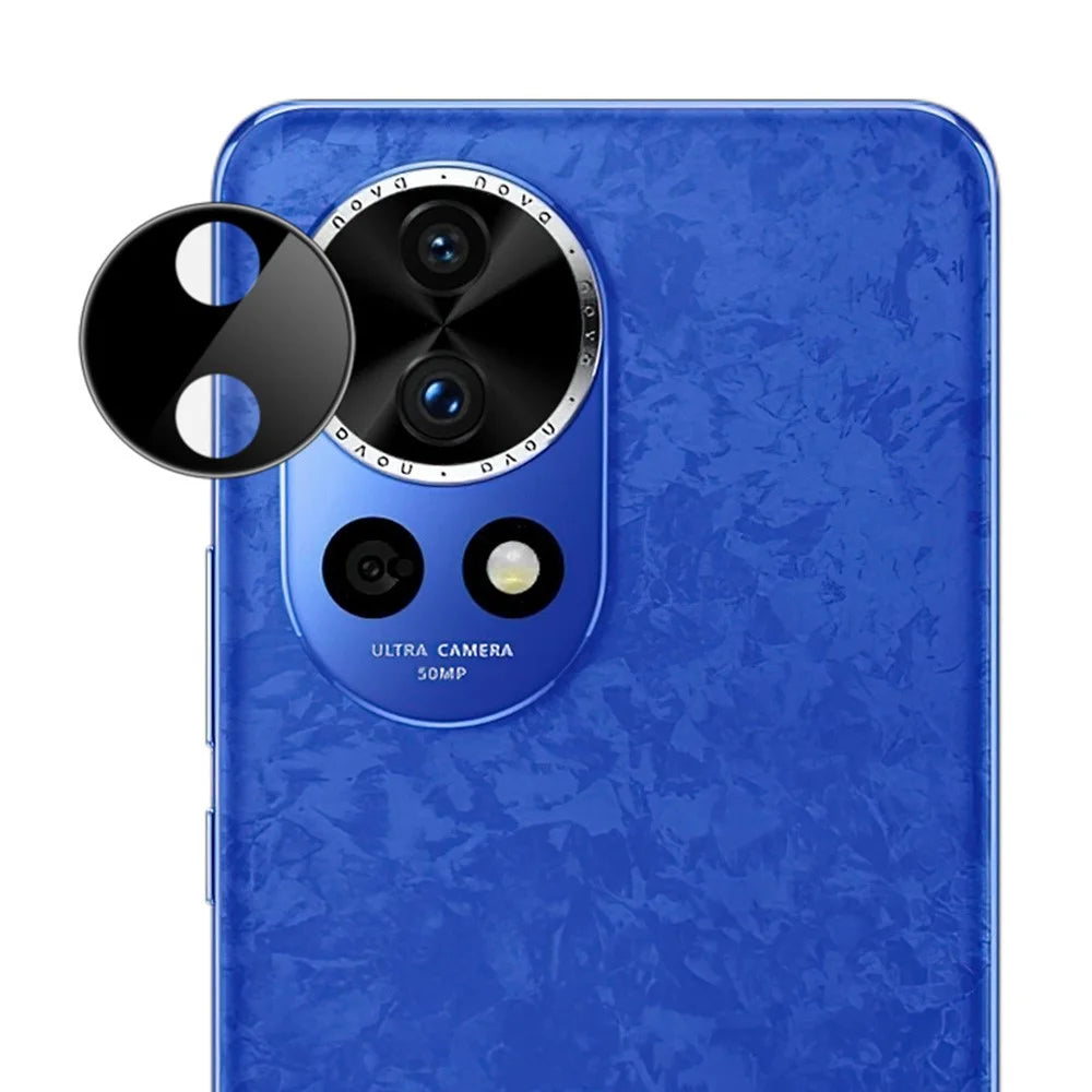 IMAK For Huawei nova 13 5G / nova 12 5G Tempered Glass Camera Lens Protector with Self-Positioning Frame (Black Version) - 6