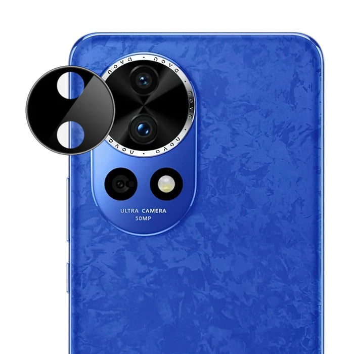 IMAK For Huawei nova 12 Pro 5G / nova 12 Ultra 5G Tempered Glass Camera Lens Protector with Self-Positioning Frame (Black Version) - 6