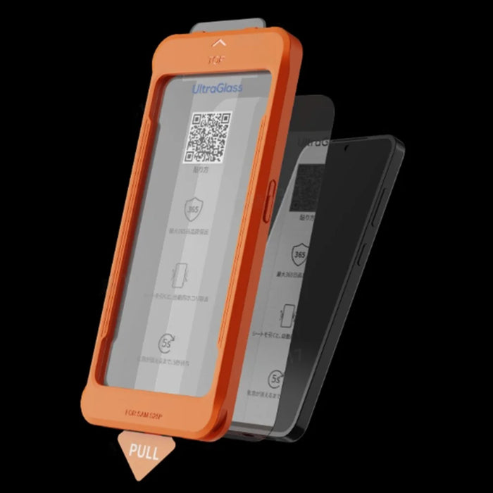 TORRAS Glassgo For Samsung Galaxy S25 Ultra Screen Protector Tempered Glass HD Film with Automatic Dust Removal Tool - 5
