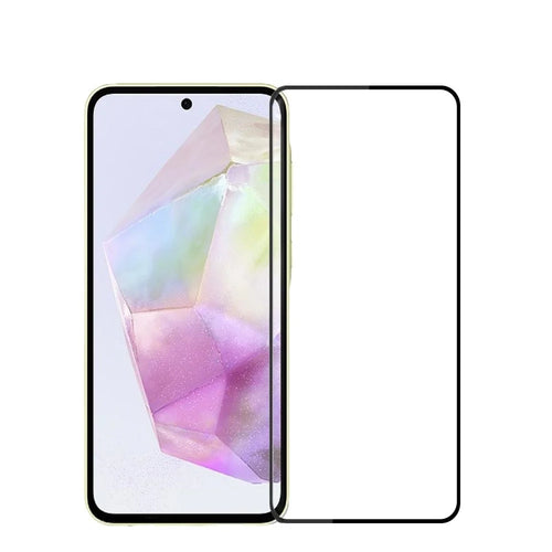 MOFI For Samsung Galaxy A56 5G / A36 5G Screen Protector  JK Series-1 Anti-Explosion 9H Full Cover Screen Film (Full Glue) - Black - 1