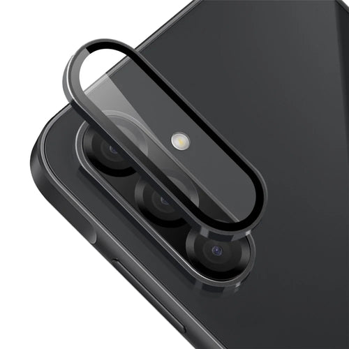 ENKAY HAT PRINCE For Samsung Galaxy A56 5G / Galaxy A36 5G Camera Lens Protector  Metal Ring Lens Film - Black - 1