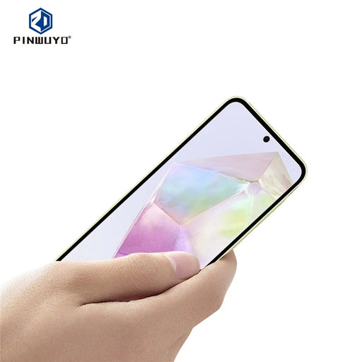 PINWUYO For Samsung Galaxy A56 5G / A36 5G Tempered Glass Film  Explosion-Proof 9H 3D Full Screen Protector - Black - 2