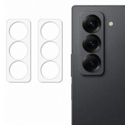 2Pcs For Samsung Galaxy Z Fold Special Camera Lens Protector 3D Arc Edge Anti-Scratch Tempered Glass Lens Film - 1