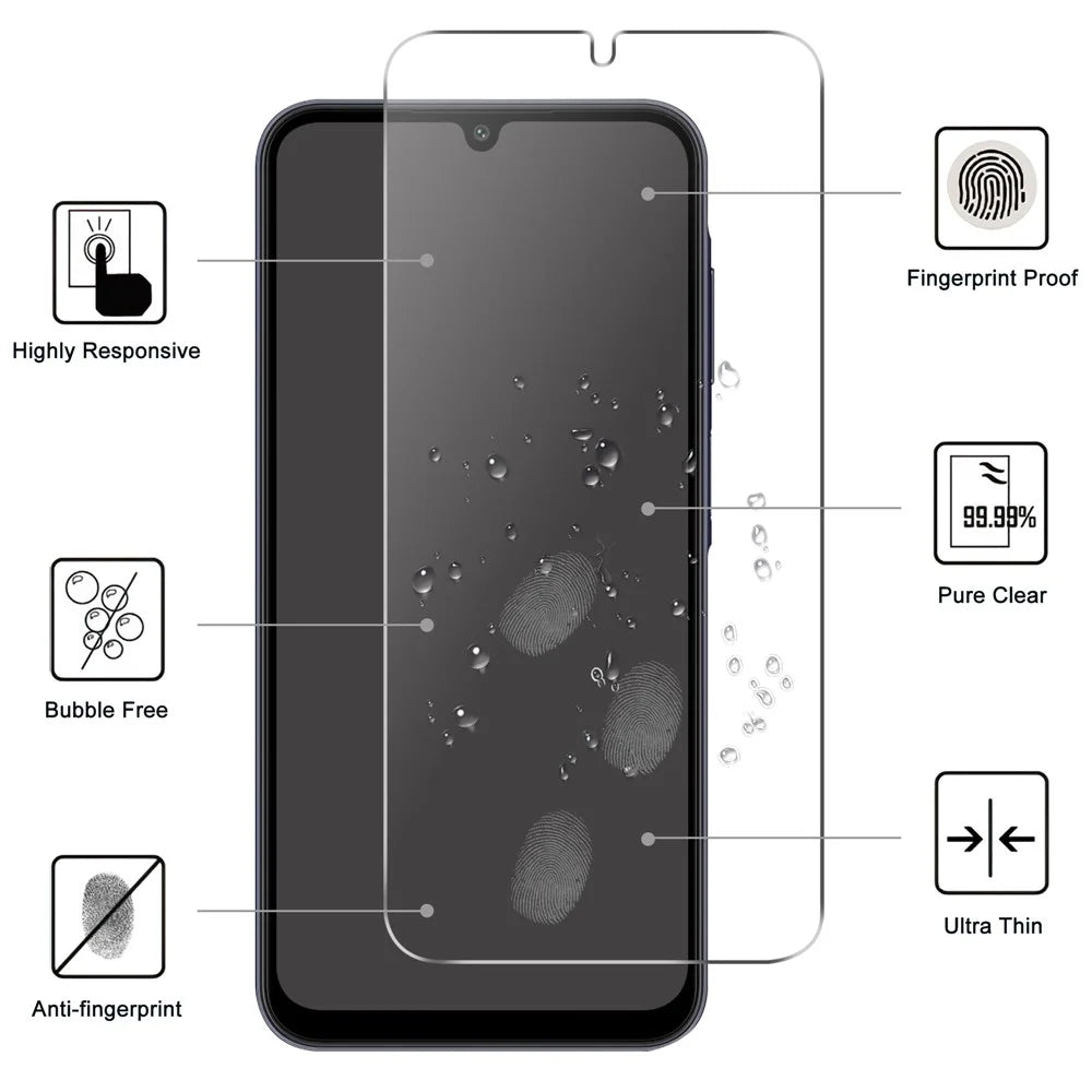 For Samsung Galaxy A26 5G Screen Protector HD Tempered Glass Film 2.5D - 2