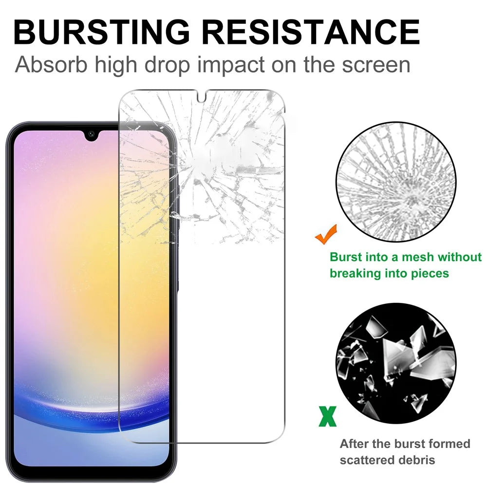 For Samsung Galaxy A26 5G Screen Protector HD Tempered Glass Film 2.5D - 4