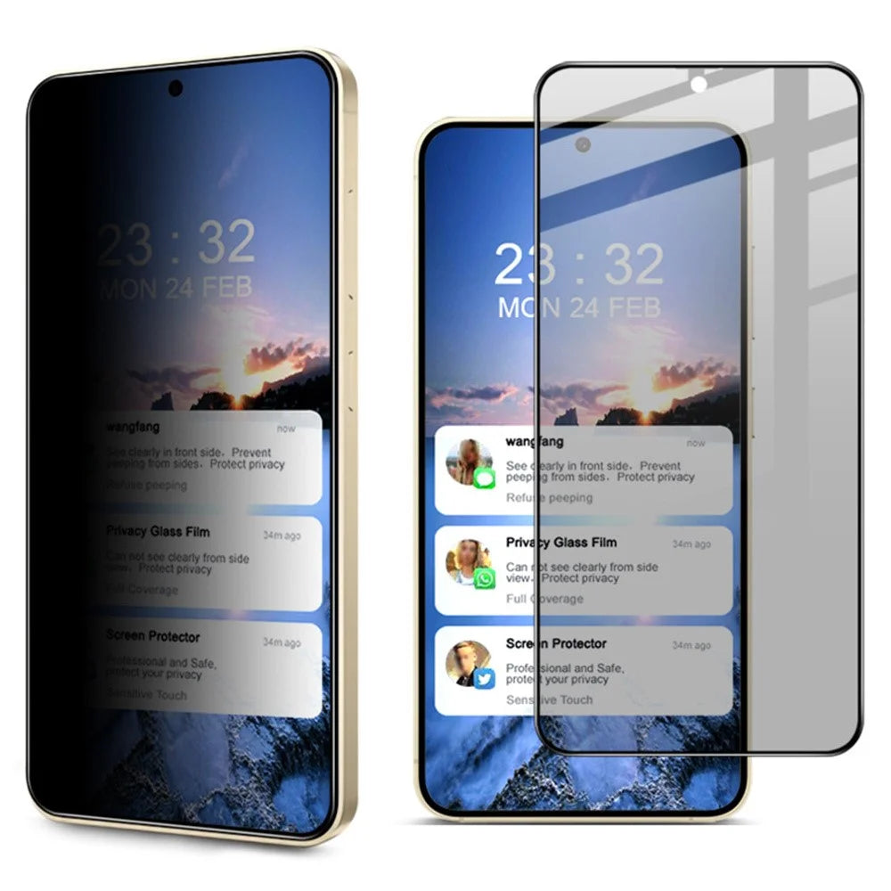 IMAK For Samsung Galaxy S25 Anti-Peep Tempered Glass Screen Protector Full Coverage - 1