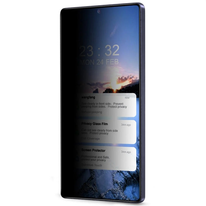 IMAK For Samsung Galaxy S25 Ultra Anti-Peep Tempered Glass Screen Protector Full Coverage - 4