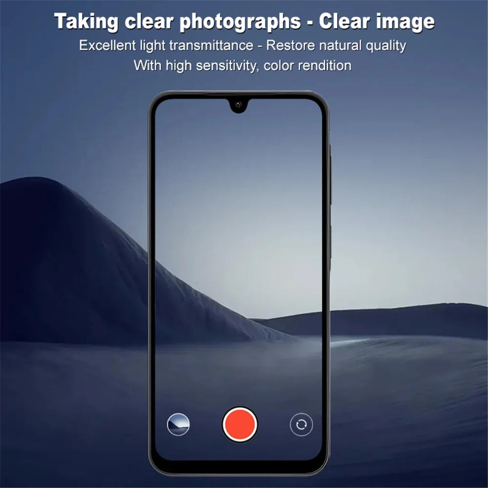IMAK For Samsung Galaxy A17 5G / A17 4G / A26 5G Camera Lens Protector Tempered Glass HD Clear Lens Film (Black Version) - 3