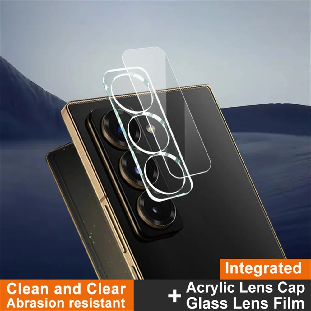 IMAK For Samsung Galaxy Z Fold Special / W25 5G Tempered Glass Camera Lens Protector + Acrylic Lens Cap - 2