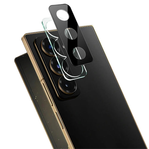 IMAK For Samsung Galaxy Z Fold Special / W25 5G Tempered Glass Lens Film+Acrylic Cap (Black Version) - 1