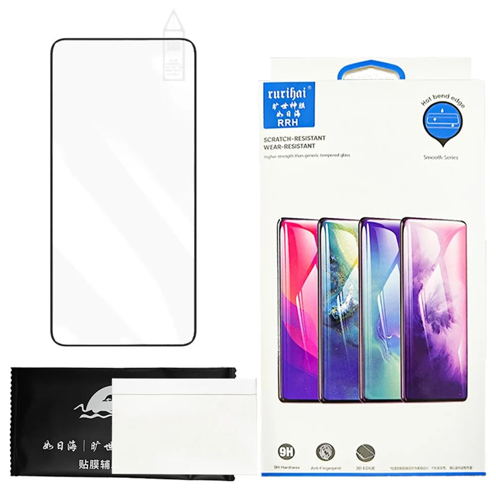 RURIHAI For Huawei Mate 70 Pro+ / Mate 70 Pro 3D Curved Full Screen Protector Full Glue Film (Support Fingerprint Unlock) - 5
