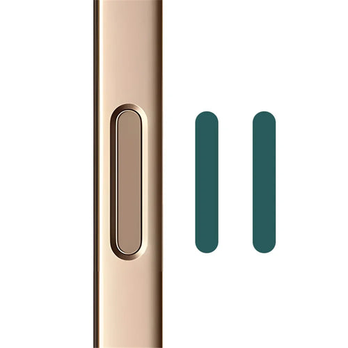 RURIHAI 2Pcs Camera Control Button Sticker for iPhone 17 Pro Max / 17 Pro / 17 / 16 Pro Max / 16 Pro / 16 Plus / 16 Glass Camera Button Protector - Green - 1