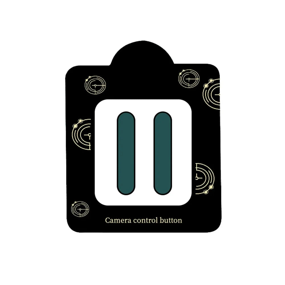 RURIHAI 2Pcs Camera Control Button Sticker for iPhone 17 Pro Max / 17 Pro / 17 / 16 Pro Max / 16 Pro / 16 Plus / 16 Glass Camera Button Protector - Green - 3