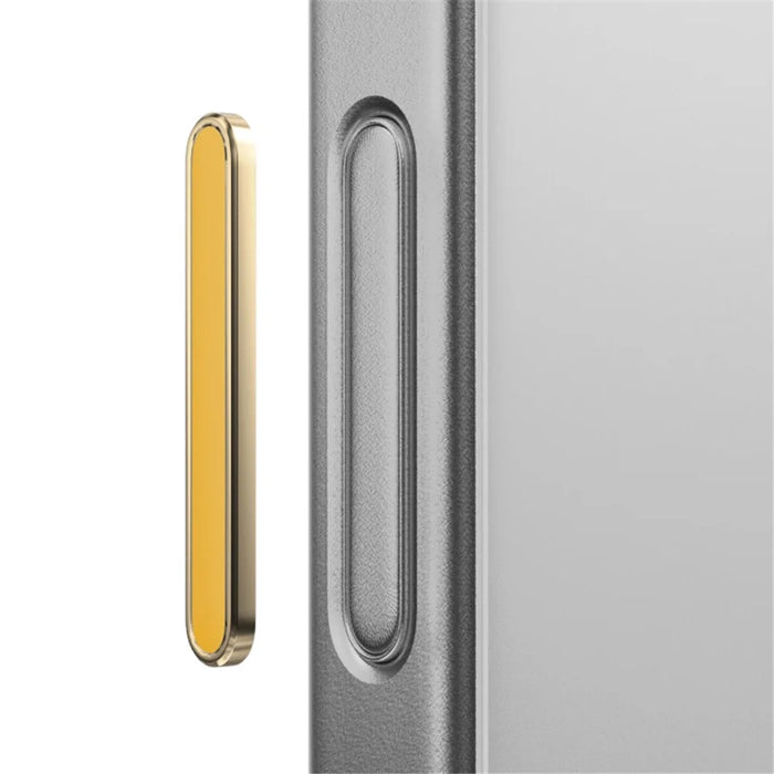 RURIHAI Metal Camera Control Button Sticker for iPhone 16 Pro Max / 16 Pro / 16 Plus / 16 Camera Button Cover - Yellow - 1