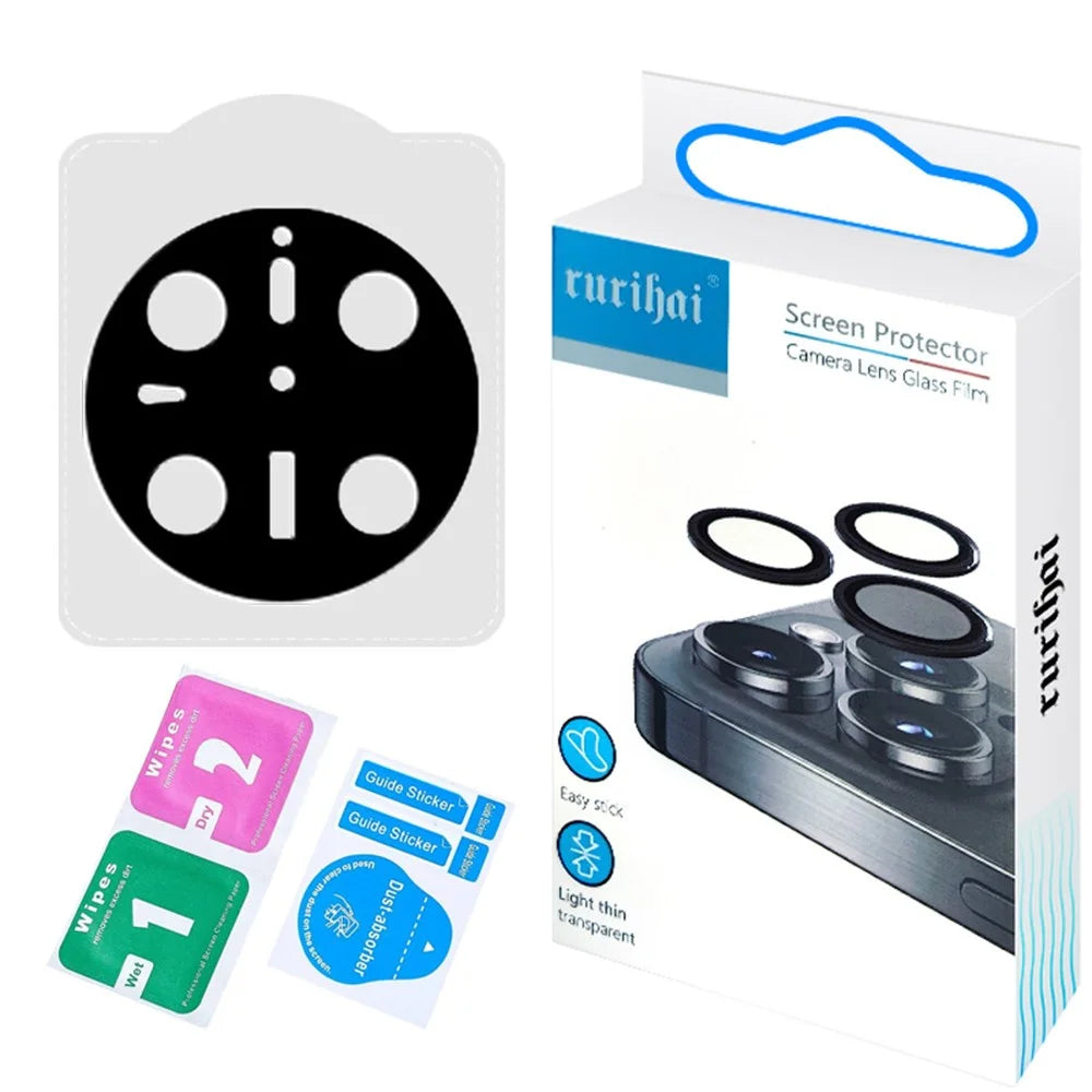 RURIHAI For Huawei Mate 70 Camera Lens Protector High Aluminium Silicon Glass Silk Printing Lens Film - 5