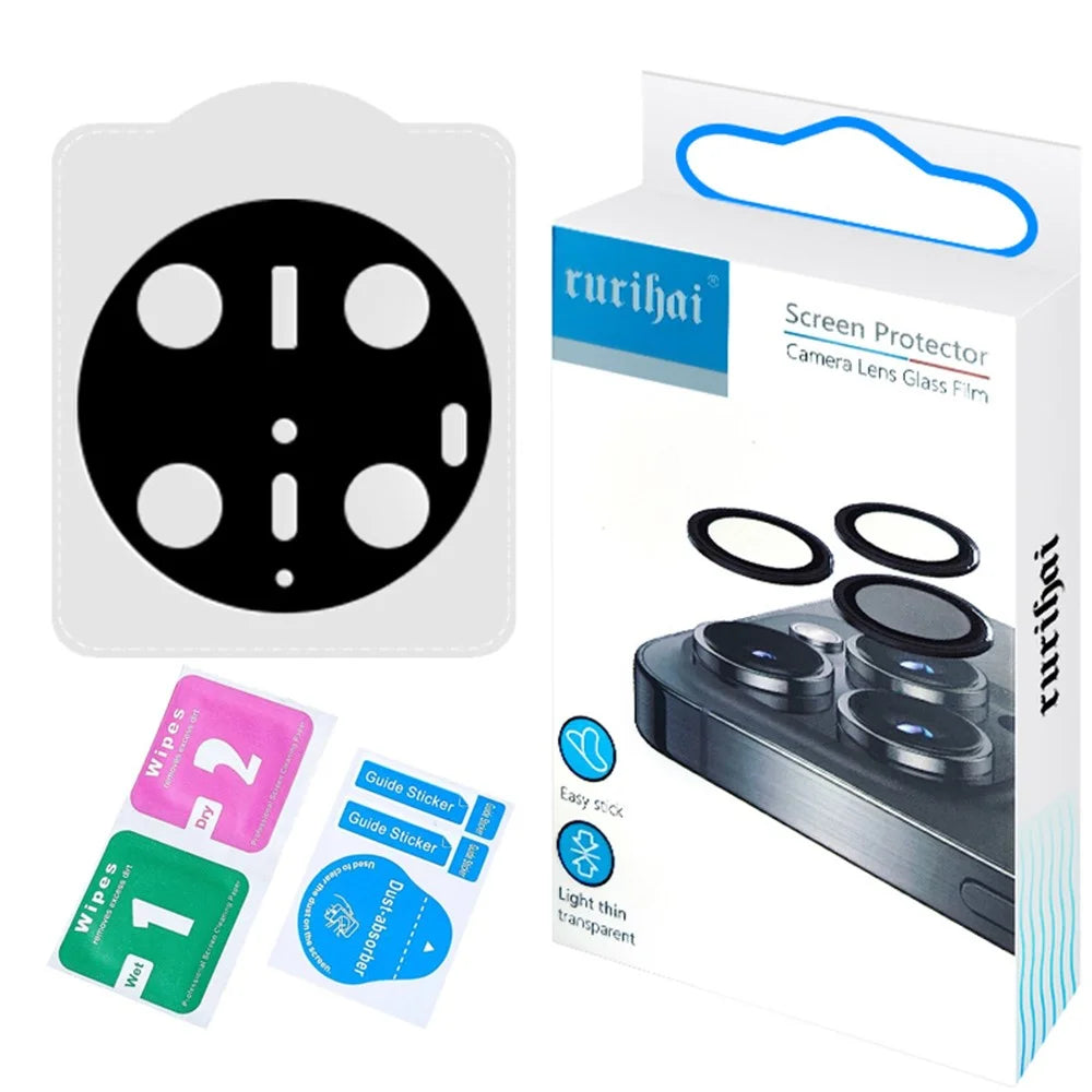 RURIHAI For Huawei Mate 70 Pro+ / Mate 70 Pro Camera Lens Protector High Aluminium Silicon Glass Silk Printing Lens Film - 5