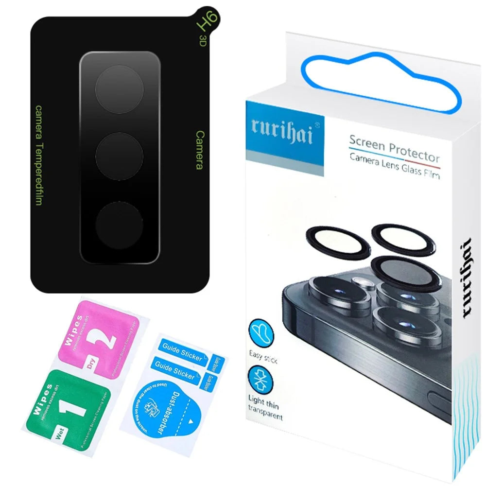 RURIHAI For Samsung Galaxy Z Fold Special Camera Lens Protector 3D Silk Printing High Aluminum-Silicon Glass Lens Film - 5