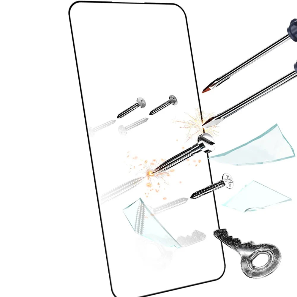 RURIHAI For Huawei Mate 70 High Aluminium-Silicon Glass Vacuum Electroplated Full Screen Protector - 4