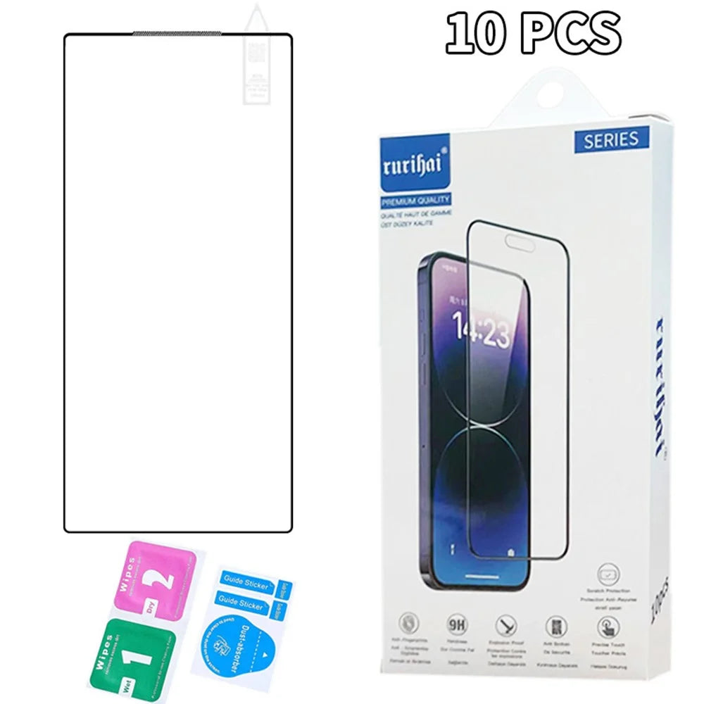 RURIHAI 10Pcs For ZTE nubia Z70 Ultra 5G High Aluminium-Silicon Glass Film 0.26mm 2.5D Screen Protector - 5