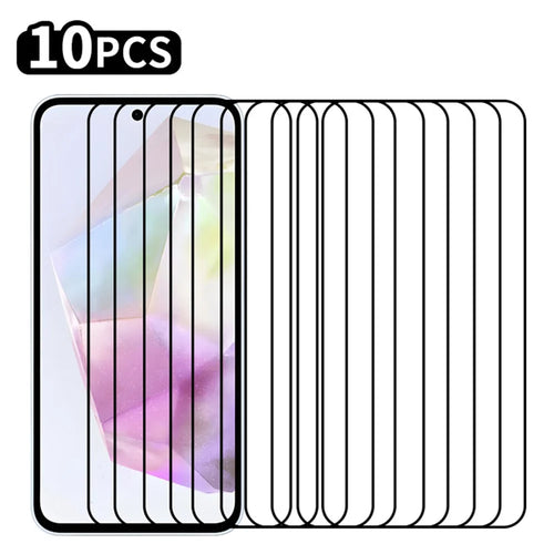 RURIHAI 10Pcs For Samsung Galaxy A56 5G High Aluminium-Silicon Glass Film 0.26mm 2.5D Screen Protector - 1