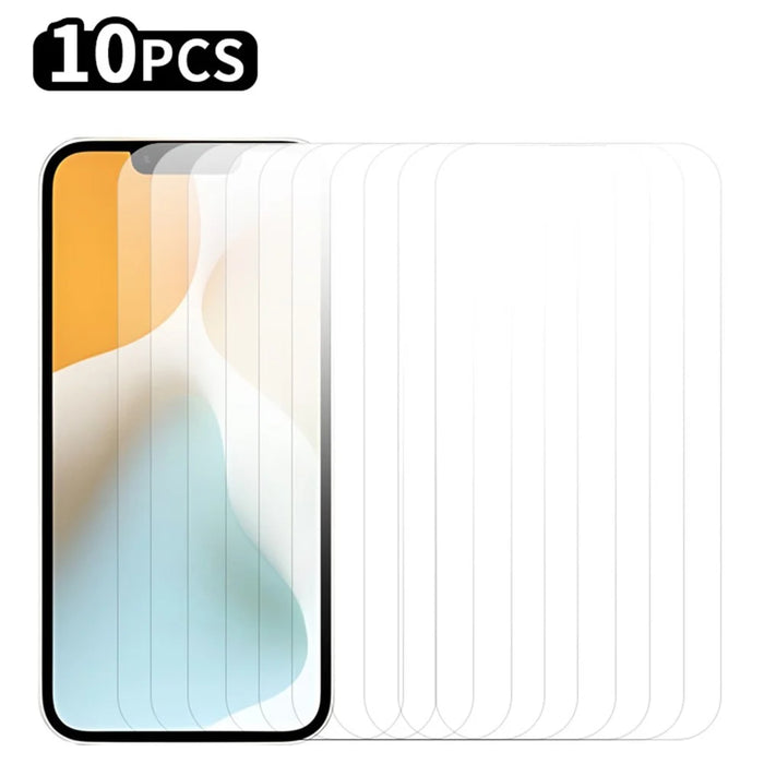 RURIHAI 10Pcs For iPhone 17e / 16e Screen Protector 0.26mm 2.5D High Aluminium-Silicon Glass Film - 1