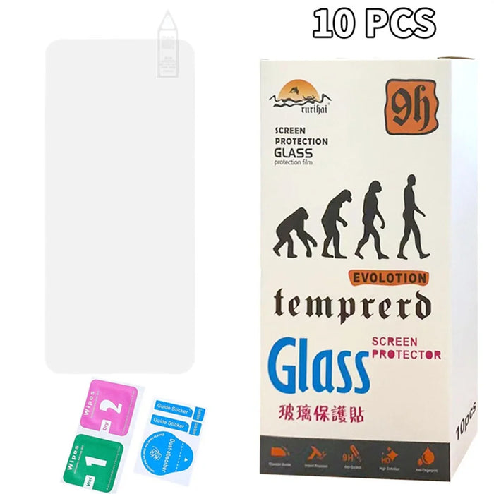 RURIHAI 10Pcs For Honor X7c 5G / X7c 4G / 200 Smart 5G Screen Protector 0.26mm 2.5D High Aluminium-Silicon Glass Film - 5