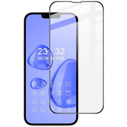 IMAK Pro+ Series for iPhone 14 9H Hardness Anti-explosion Tempered Glass Full Glue Screen Protector Ultra Clear Full Coverage Protective Film - 1