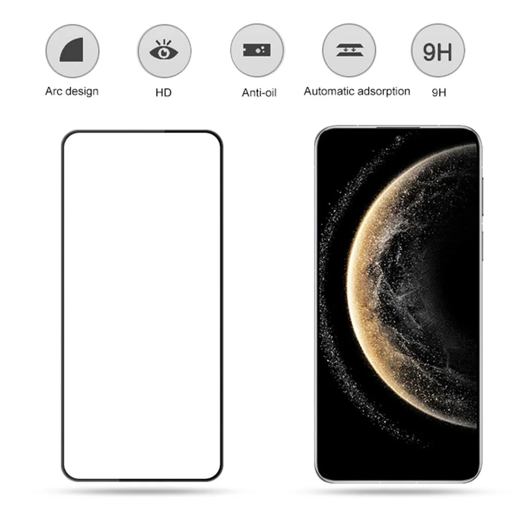 MOCOLO For Huawei Mate 70 Screen Protector Anti-Shatter Silk Printing Tempered Glass Film - Black - 2