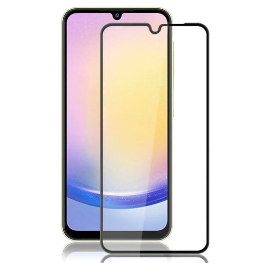 MOCOLO For Samsung Galaxy A26 5G Screen Protector Anti-Shatter Silk Printing Tempered Glass Film - Black - 1