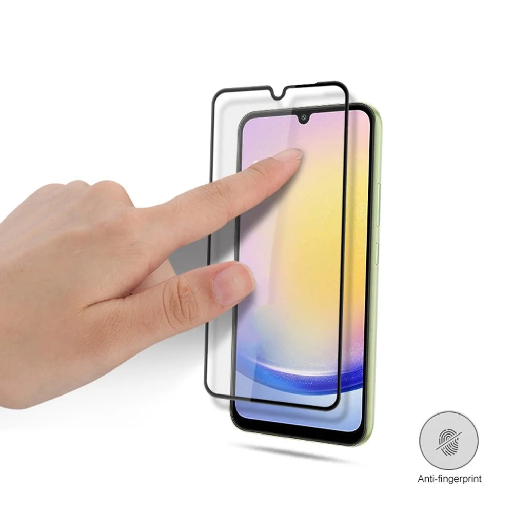 MOCOLO For Samsung Galaxy A26 5G Screen Protector Anti-Shatter Silk Printing Tempered Glass Film - Black - 5