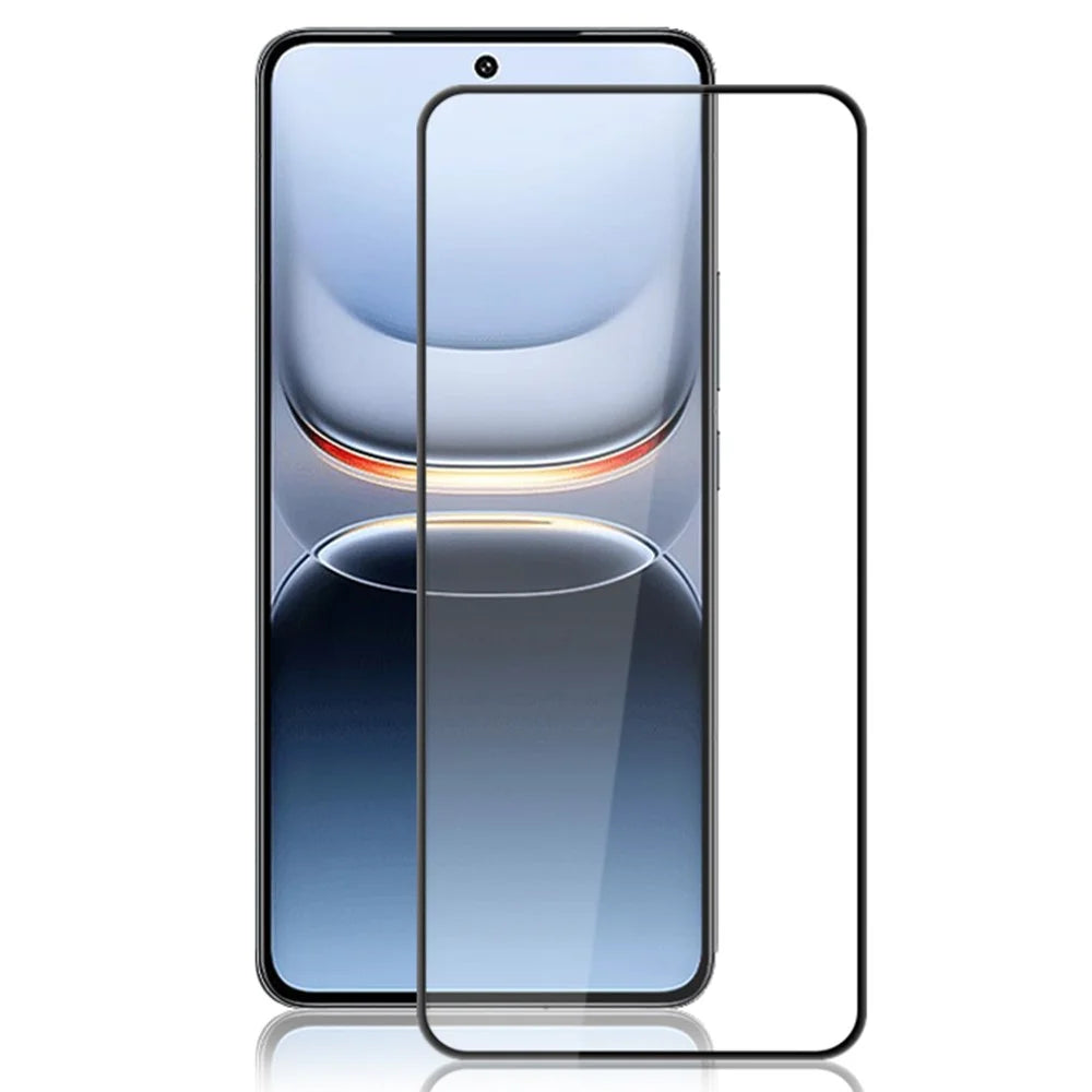 MOCOLO For vivo iQOO 13 5G Screen Protector Anti-Shatter Silk Printing Tempered Glass Film - Black - 1