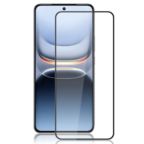 MOCOLO For vivo iQOO 13 5G Screen Protector Anti-Shatter Silk Printing Tempered Glass Film - Black - 1