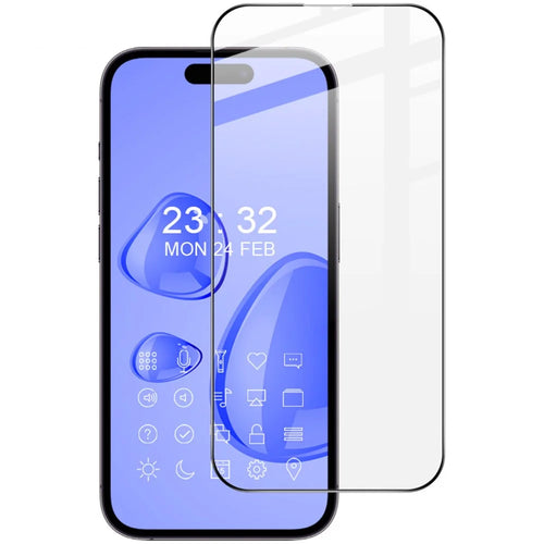IMAK Pro+ Series for iPhone 14 Pro 9H Hardness Anti-scratch Tempered Glass Screen Protector HD Full Glue Full Coverage Protective Film - 1