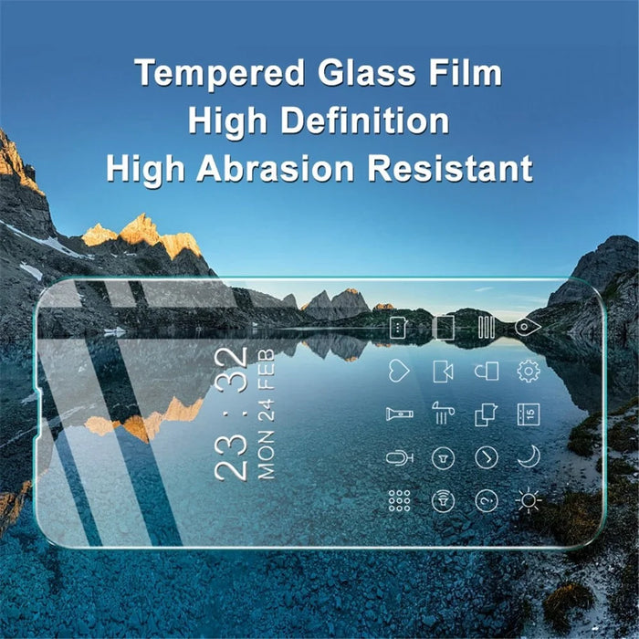 IMAK H Series for iPhone 14 Anti-explosion Sensitive Touch Tempered Glass Screen Protector HD Full Glue Protective Film - 3