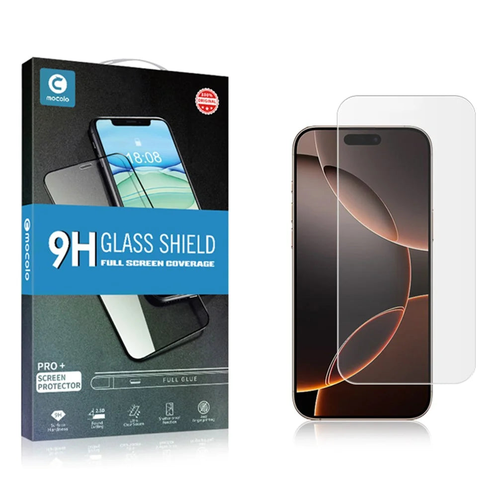 MOCOLO 50Pcs For iPhone 16 Pro Screen Protector Anti-Scratch Clear Tempered Glass Film - 5